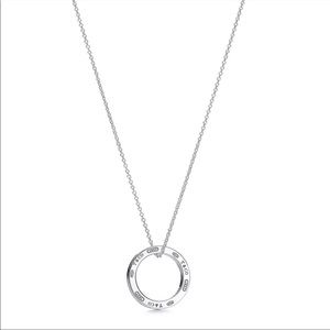 Tiffany and Co. Circle Pendant Necklace with Chain